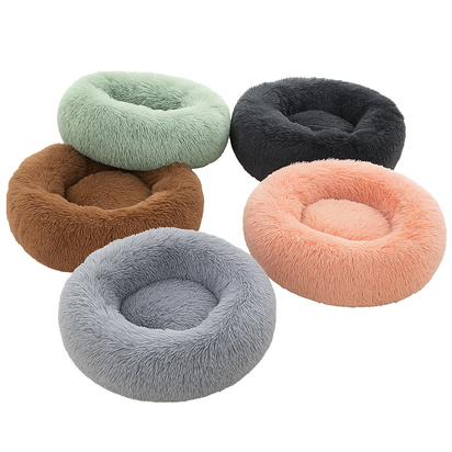 Flauschiges Katzenbett